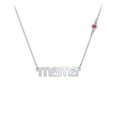 thumbnail image 1 of Mama' Necklace with Satellite Birthstone, 1 of 4