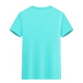 thumbnail image 4 of Dagugfen Tops for Men Summer Short Sleeve Round Neck Lightweight Casual Basic Tee Shirts Solid Color, 4 of 6