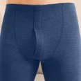 thumbnail image 5 of Yuyuzo Mens Thermal Underwear 2 Piece Solid Color Long Johns Set Fleece Lined Base Layer Winter Warm Top Bottom, 5 of 5