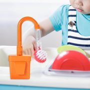 Noehoiugi Simulation Kitchen Sink Toys Dishwasher Playing Automatic Faucet Accessory Artificial Water Model,1Pcs