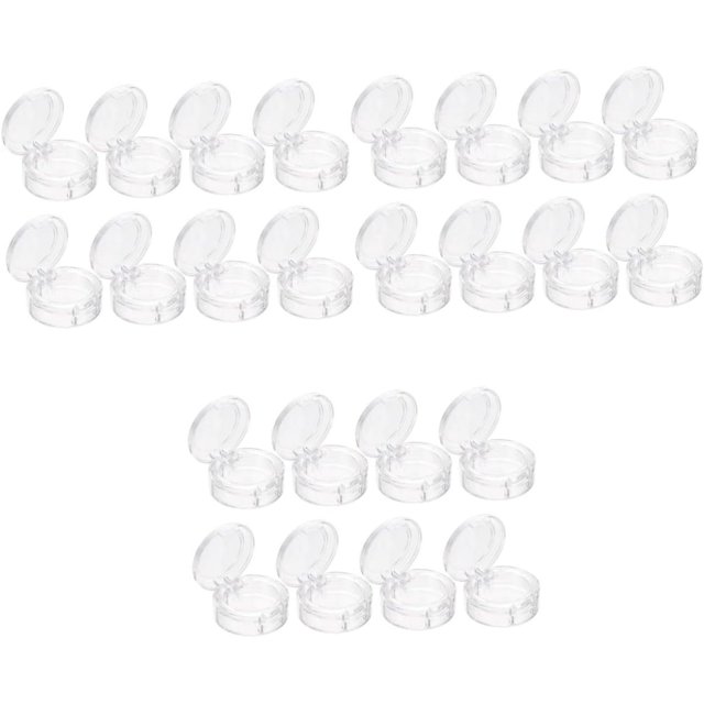 HUGFEGWE 24 Pcs Empty Eye Shadow Box Make up Container Makeup Container Makeup Case Eyeshadow Holder Makeup Tool Eyeshadow Supplies Eyeshadow Case Makeup Accessories Eyeshadow Container CJB91-136455