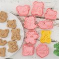 thumbnail image 2 of Agiferg Moule à Biscuits Ours Dessin Animé 3d Tridimensionnel Pressage Moule à Biscuits en Plastique Outil de Cuisson pour Fondant, 2 of 8
