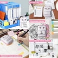 thumbnail image 3 of Mini Portable Thermal Printer  TIKTOK Gifts for Kids  Pocket Printer for Pictures/Retro-Style Photos/Notes/Lists/Label/Memo/QR Codes  Bluetooth Wireless Smart Printer with Android or iOS, 3 of 7