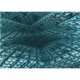 thumbnail image 1 of Ahgly Company Machine Washable Indoor Rectangle Transitional Deep Teal Green Area Rugs, 2' x 4', 1 of 7