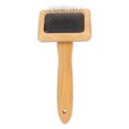 thumbnail image 2 of Sheepskin Wool Brush, Hand Carder, Bamboo Slicker Carding Rug Comb, Macrame Brush, Craft Wool Needle Felting Tool for Unmat Fur Rugs Pillows Short Hair Pet Grooming Deshedding, 2 of 7