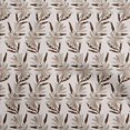 thumbnail image 1 of oneOone Polyester Spandex Light Brown Fabric Floral Sewing Material Print Fabric By The Yard 56 Inch Wide, 1 of 4