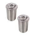thumbnail image 1 of Oleegame 2PC Kitchen Utensils Set Stainless Ham Maker Meat Cooker For Making Homemade Meat With Kitchen Meat Pressure Cookers Boiler Pot Pan Stove Silver, 1 of 8