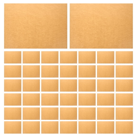 KAKOWELY brown packing paper 100pcs Wrapping Papers Birthday Gift Packaging Papers Crafts Papers Packaging Sheet20.47"X14.57"X0.04"