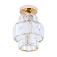 thumbnail image 2 of EGNMCR Chandelier Crystal Ceiling Light Semi Mount Ceiling Lighting Fixture Modern Crystal Ceiling Lamp ceiling fan, 2 of 6