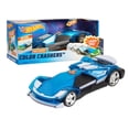 thumbnail image 1 of Hot Wheels Color Crashers Cyber Speeder Vehicle, 10-Inch Blue Motorized Toy Car with Lights and Realistic Racing Sounds, 1 of 5