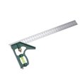 thumbnail image 1 of Règle d'Angle Carré Combinée 300 mm Verte 90° Acier Inoxydable Niveau Carré Haute Précision 45° Règle d'Angle Combinée Outil de Mesure Multifonction pour le Travail du Bois, 1 of 8