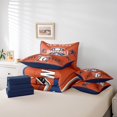 thumbnail image 5 of YST Ensemble de Douillette Simple 7 Pcs, Sac de Literie Réversible Toutes Saisons Simple, Ensemble de Literie Simple Ultra Doux avec Douillette de Baseball pour Garçons, Drap Plat, Drap-Housse, Taies d'Oreiller, Couvre-Oreillers, New York, 5 of 5