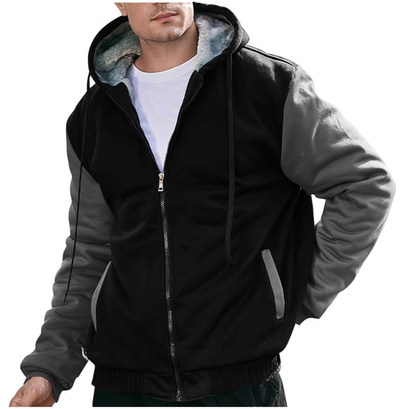 Cameland Hoodies for Men, Mens Hoodies Zipper Hooded Sweater Coat Men's Solid Color Cardigan Men's Fashion Hoodies & Sweatshirts