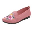 thumbnail image 2 of SMihono Sandales Femmes Été Grande Taille Femmes Décontractées en Maille à Enfiler Compensées Bout Rond Respirantes Chaussures Simples Chaussures Pois Pantoufle en Liquidation, 2 of 8