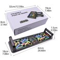thumbnail image 4 of Hearth & Gear Push Up Board Exercise & Fitness Portable Foldable Strength Training Pushup Stands Home Workout Functional Fitness Floor Chest Muscle Exercise For Man And Women Yoga Set for Beginners, 4 of 6