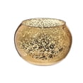 thumbnail image 1 of Mercury Curved Tealight Holder Gold - Set of 2, 1 of 3