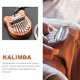 thumbnail image 2 of Mini Kalimba Pendant Thumb Piano Toy With Lanyard Portable Musical Pendant Gift, 2 of 8