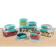 thumbnail image 4 of Sistema Klip It Food Storage Containers, Accents Collection, Teal, 18-Piece Set, 4 of 4