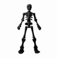 thumbnail image 1 of XDGJTBFMY Mini Skeleton Figures,13CM Skeleton Toy Action Figure,Multi-Jointed Movable Skeleton Decor,Human Bones for Accessories Party Favors, 1 of 8