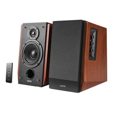 Edifier R1700BT Haut-Parleurs d'Étagère Bluetooth - Moniteurs de Studio Actifs en Champ Proche - Haut-Parleurs Alimentés Configuration 2.0 Boîtier en Bois - 66w RMS