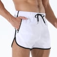 thumbnail image 2 of ohmzyzo Men's Running Shorts 3 Inch Quick Dry Gym Athletic Jogging Shorts with Zipper Pockets, 2 of 7