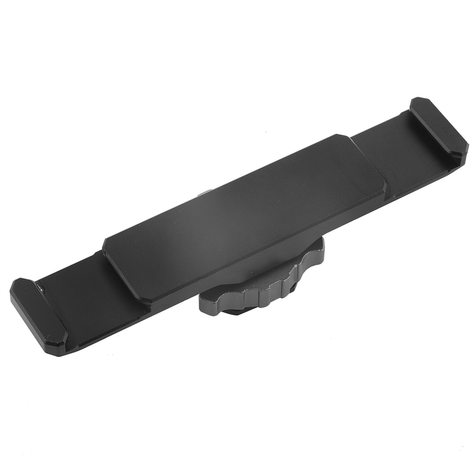 Dual Shoe Extension Bracket, CNC Cold Shoe Mouth 1/4in Screw Hole Dual Cold Shoe Mount Bracket For Monitor For Anti-corrosion For Fill Light