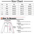thumbnail image 3 of Plebaso Chemises à Manches 3/4 pour Femmes Col Rond Tops à Blocs de Couleur Décontractés Tee Blouses Amples pour Femmes, 3 of 4
