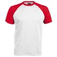 thumbnail image 1 of Kariban Mens Short Sleeve Baseball T-Shirt, 1 of 3