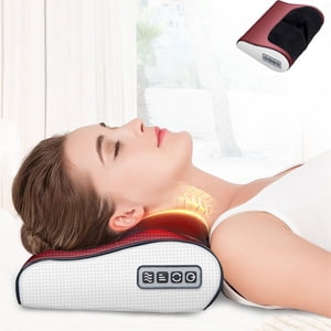 Suncoda Massager du dos, Dos,Cou de Shiatsu pour soulager la douleur, Massage du pied d'épaule P-Illow avec la chaleur, Kneading tissu pour la taille,Legs, Muscle de corps