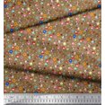 thumbnail image 3 of Soimoi Silk Fabric Dot,Floral & Insect Clip Art Fabric Prints by Yard 42 Inch Wide, 3 of 3