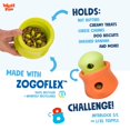 thumbnail image 4 of WEST PAW Zogoflex Limited Edition Toppl Treat Dispensing Dog Toy Puzzle - Interactive Chew Toys for Dogs - Dog Toy for Moderate Chewers Fetch Catch - Holds Kibble Treats Large 4"" Mint, 4 of 5