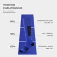 thumbnail image 3 of 6 Paires de Bas de Compression pour Femmes Hommes Circulation 20-30 mmHg Bas de Compression pour Course Infirmière Enflure Voyage Vol, 3 of 8