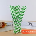 thumbnail image 1 of Fridja Sales 100pc Paper Disposable Straws, 1 of 5