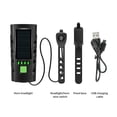 thumbnail image 3 of Solar/USB Bike Light Horn Combo Rechargeable Headlight 130dB Alarm Cycling Safety Equipment, 3 of 8