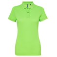 thumbnail image 1 of Asquith & Fox Womens Short Sleeve Performance Blend Polo Shirt, 1 of 2