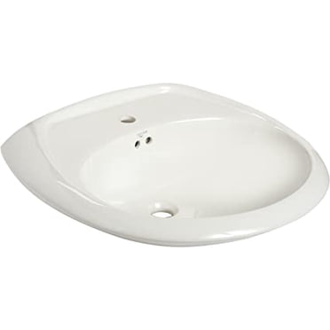 Mansfield Plomberie 348-1 Lavabo de Salle de Bain Maverick, Blanc