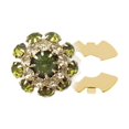 thumbnail image 1 of Esquirla Decorative Rhinestone Button Cover DIY Decoration Clip on for Dress Suit Hat, 1 of 8