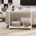 thumbnail image 4 of HOMCOM Table Console en Bois Tiroir de Rangement Étagère Présentoir d'Entrée, 4 of 10
