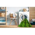 thumbnail image 2 of Ahgly Tapis Rectangulaire Lavable en Machine Intérieur Vert Émeraude Profond, 2 Pieds x 4 Pieds, 2 of 7
