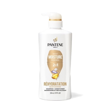 Pantene Daily Moisture Renewal 2-in-1 Shampoo & Conditioner 17.9 FL OZ/530mL