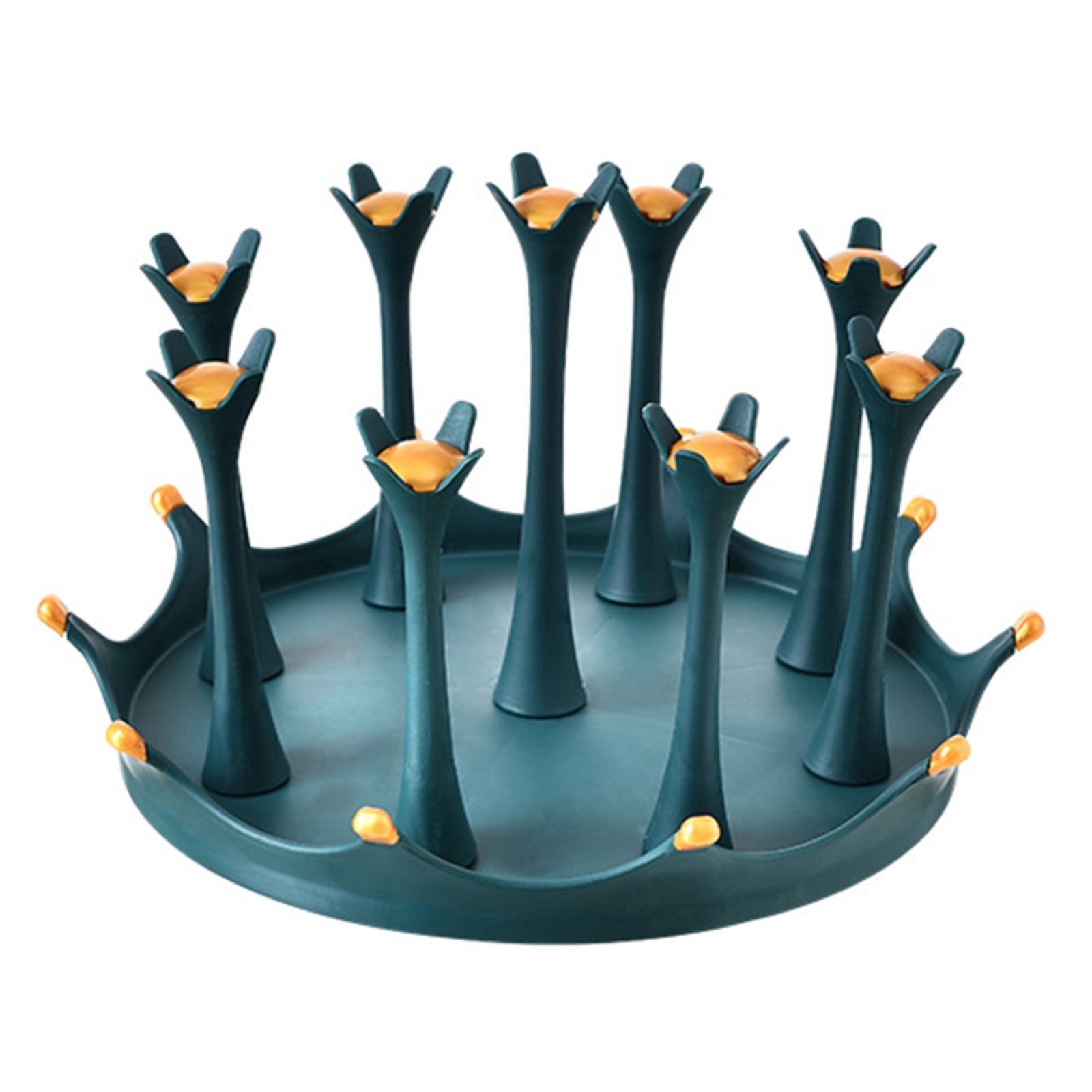 Yhmxh Organisateurs de Placard et Rangement Séchoir Rotatif pour Verres, Séchoir