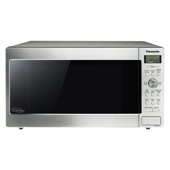 Boîte Ouverte – Panasonic Genius NN-SD765SC Four à Micro-Ondes de Comptoir à Onduleur Cyclonique de 1,6 Pi3, Acier Inoxydable