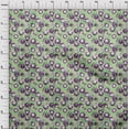 thumbnail image 4 of oneOone Polyester Spandex Light Green Fabric Asian Japanese Koi Fish with Abstract Flower Sewing Craft Projects Fabric Prints by Yard 56 Inch Wide, 4 of 4