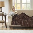 thumbnail image 1 of Woolrich Elect Electric Blanket Throw with 3 Heat Level Setting Controller, 60x70", Chocolate, 1 of 5