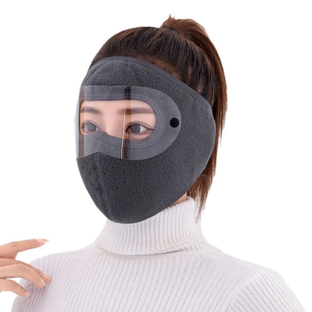 Winter Windproof Ski Mask Warmer Gear Full Face Hood + Goggles N8S0