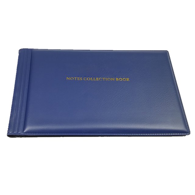 Album de Monnaie Mode Protecteur Collection d'Argent Album de Poche à Billets