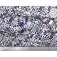 thumbnail image 2 of Soimoi Georgette Viscose Fabric Animal Skin Texture Printed Fabric 1 Yard 42 Inch Wide, 2 of 3