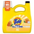 thumbnail image 1 of Tide Simply All-In-One Liquid Laundry Detergent, Orange Blossom Scent, 4.16 Litres, 107 Wash Loads, 1 of 14