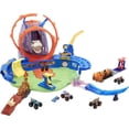 thumbnail image 1 of Hot Wheels Monster Trucks T-Rex Volcano Arena Playset, 1 of 7