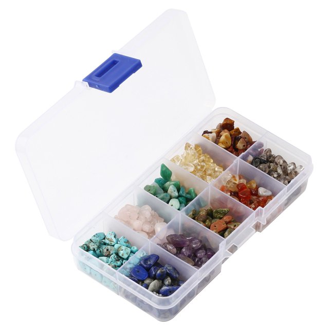Ynlkorvg Crystal DIY With Box Stone Jewelry Beads Natural For Jewelry Chip Making Home DIY